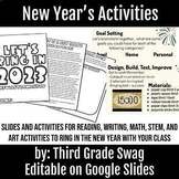 New Year's Activities | Teacher Slides and Student Packet