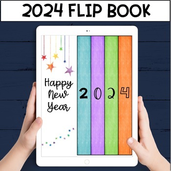 Preview of New Year's Activity | Digital Interactive Flip Book