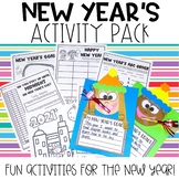 New Year's Activity Pack | New Years Activities