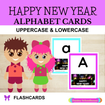 Preview of Happy New Year Alphabet Cards