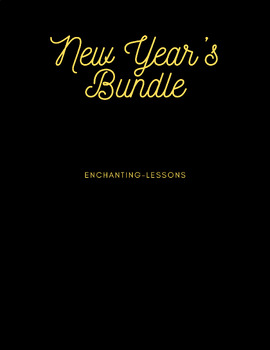 Preview of New Year's Celebration Bundle - Engaging Activities for Elementary Grades!