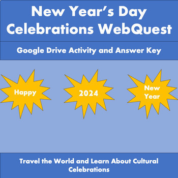 Preview of New Year's Celebrations Webquest| Grades 5-8