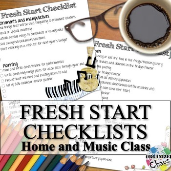 Preview of New Year's Checklist for a Fresh Start at School and Home