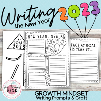 Preview of New Year's Craft and Writing Prompt 2023
