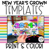 New Year's Crown Templates