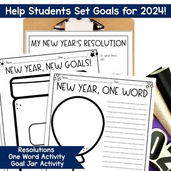 New Years 2020 | New Year Activities by Think Grow Giggle | TpT
