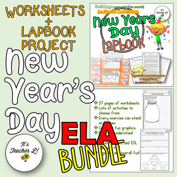 Preview of New Year's Day ELA Bundle