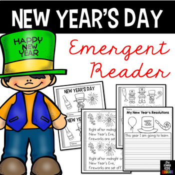 Preview of New Year's Day Emergent Reader