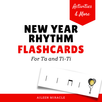 Preview of New Year's Day Ta and Ti-Ti Flashcards {Freebie}