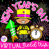 New Year's Day Virtual Field Trip Google Slides Digital Re