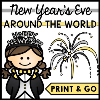 Preview of New Year's Eve Around the World - Special Education - Reading - Writing