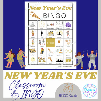 Preview of New Year's Eve Classroom BINGO Game