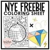 Happy New Year Coloring Sheet Free | 2024 NYE