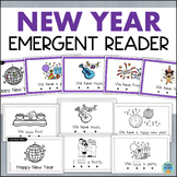 New Year's Eve Emergent Reader Kindergarten Sight Words De