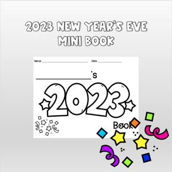 Preview of New Year's Eve Mini Book | 2023 Mini Book