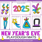 Christmas Playdough / Playdoh Mats Color - Toddlers Preschoolers fine motor