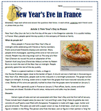 New Year's Eve in France: Reading, Substitute Plan & Activ