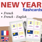 French Flashcards New Year's Le Nouvel An