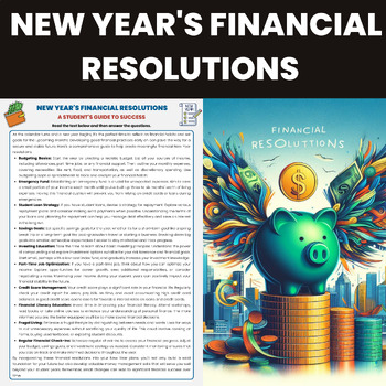 Preview of New Years Resolutions Financial Guide | New Year Financial Literacy