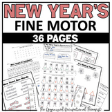 New Year's Fine Motor No Prep Printables for Occupational Therapy