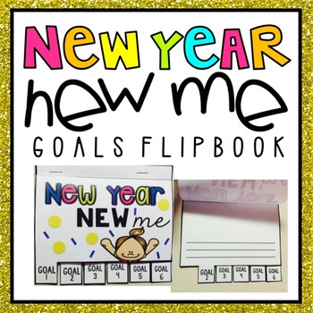 Preview of New Year's Goal Setting Flipbook