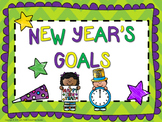 New Year's Goal Setting for Students (New Year's Resolutions)