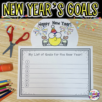 Vision Board Project for Kids -New Year 2024 Goals Setting Activity for  Students