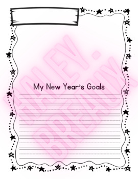 Preview of New Year's Goals