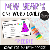 Goal Setting - New Year's Goals FREE