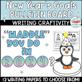 New Year's 2024 Craft-Bulletin Board-New Years Writing- Ne