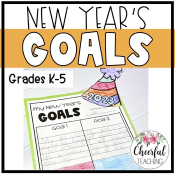 Preview of New Year's Goals Writing (K-5)