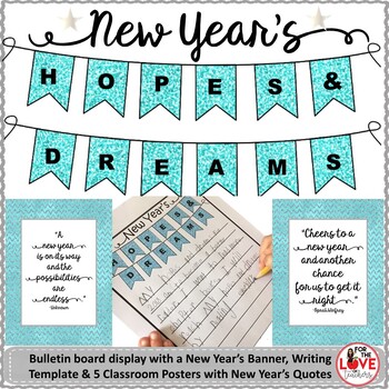 New Year S Hopes Dreams By For The Love Of Teachers Shop Tpt