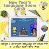 New Year's Language: Boom Cards for Distance Learning