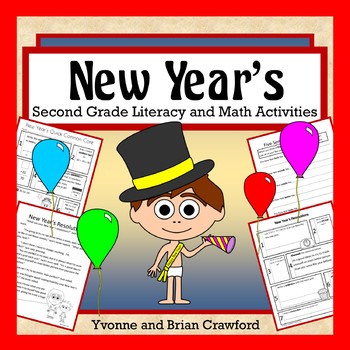 Preview of New Year's Literacy Original Stories Activities 2nd Grade | Reading Fluency