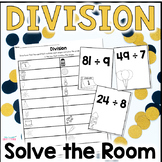 New Year's Math Activity - Solve the Room - Division Facts