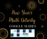 New Year's Math Activity (for Upper Elementary, Middle, & 