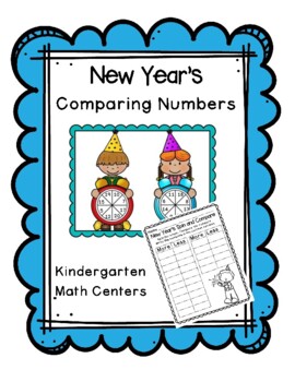 Preview of New Year's Math Centers Comparing Numbers