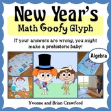 New Year's Math Goofy Glyph Algebra | Math Enrichment | Math Fun
