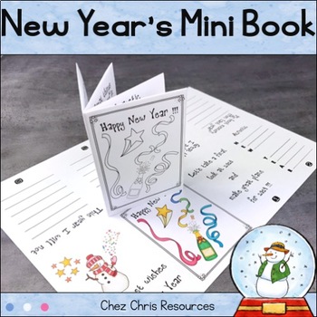 Preview of New Year's MiniBook - Writing Activities