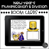 New Year’s Multiplication & Division Word Problems Boom Ca