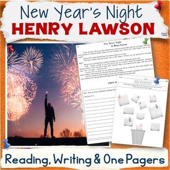 Preview of New Year’s Night by Henry Lawson - End of Year Short Story Reading Activities