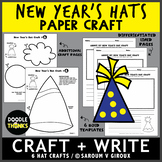 New Year's Hats Art Paper Craft