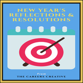 New Year's Reflections and Resolutions - Questions Cards a
