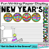 New Year's Resolution 2024 : Writing Activity Paper  Fun N