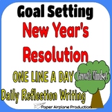New Year's Resolution Goal Setting & Growth Mindset: 1 Lin