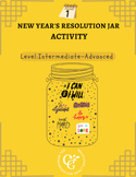 New Year's Resolution Jar - Activity