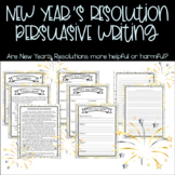 New Year's Resolution Persuasive Writing