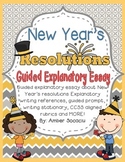 New Year's Resolution Scaffolded  Informative Writing