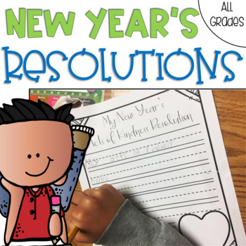 Preview of New Year's Resolutions for All Grades K-12