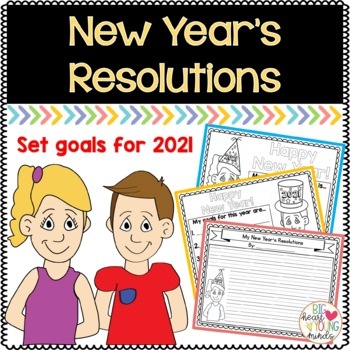 New Year's Resolutions - 2021 by Big Heart Young Minds | TPT